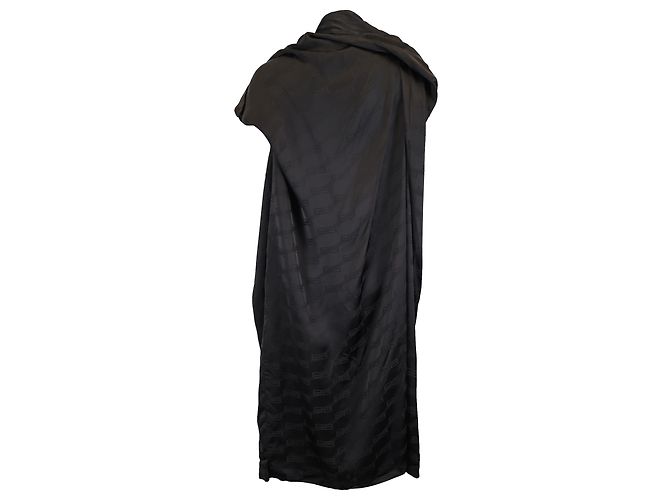 Day Corbata de cuello en jacquard logo BB Midi de Balenciaga en viscosa negra - vista 3