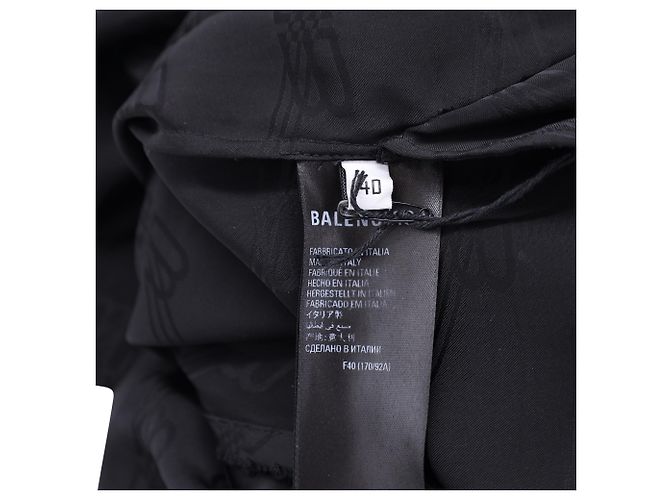 Day Corbata de cuello en jacquard logo BB Midi de Balenciaga en viscosa negra - vista 5