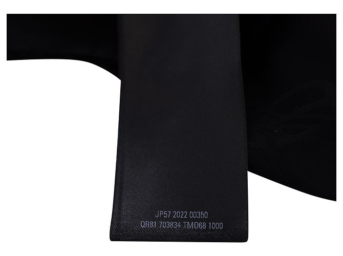 Day Corbata de cuello en jacquard logo BB Midi de Balenciaga en viscosa negra - vista 6