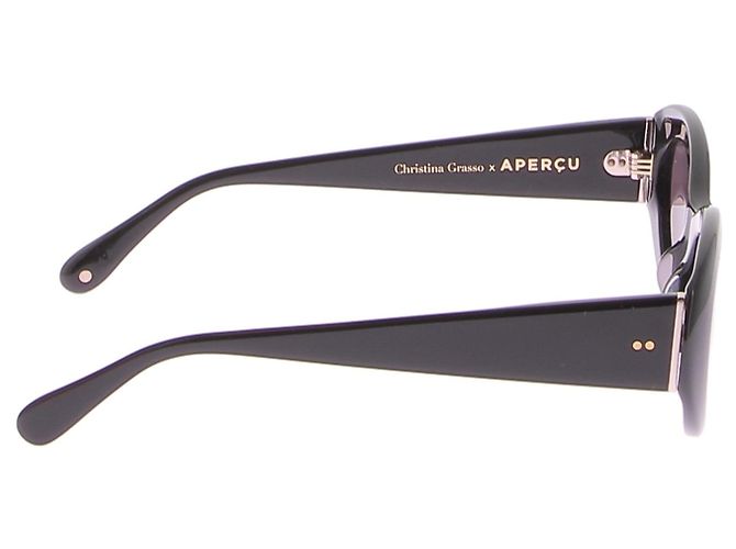 Autre Marque Non Signé / Unsigned sunglasses T.  Plastic Black - view 4
