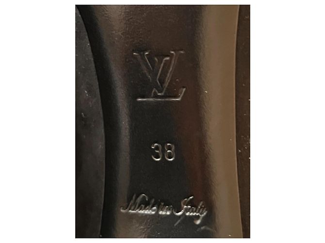 Décolleté Louis Vuitton in pelle nera taglia 38 Nero - vista 16