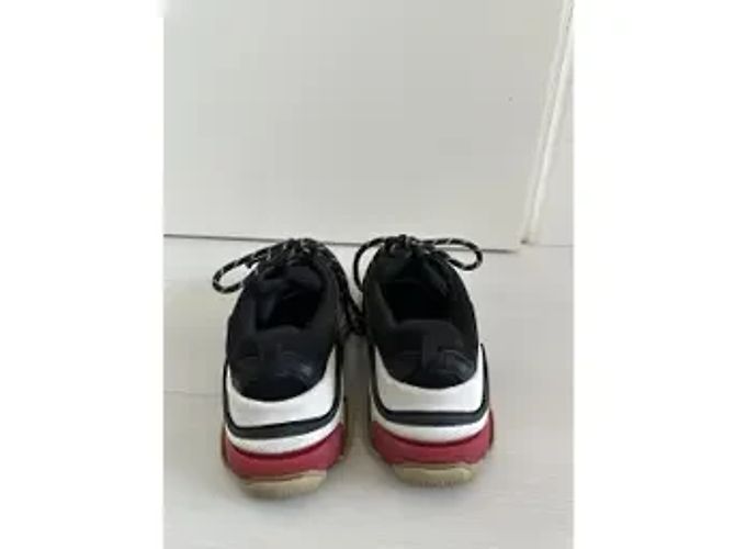 Balenciaga Triple S Sneaker Schwarz Stoff - Ansicht 4