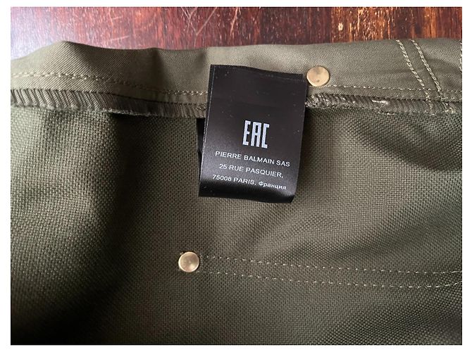 Short con logo Balmain Verde - vista 8