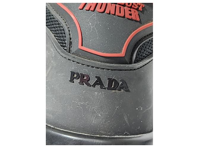 Sneakers Prada Cloudbust Thunder Rosso e Nero Taglia 41 - vista 11