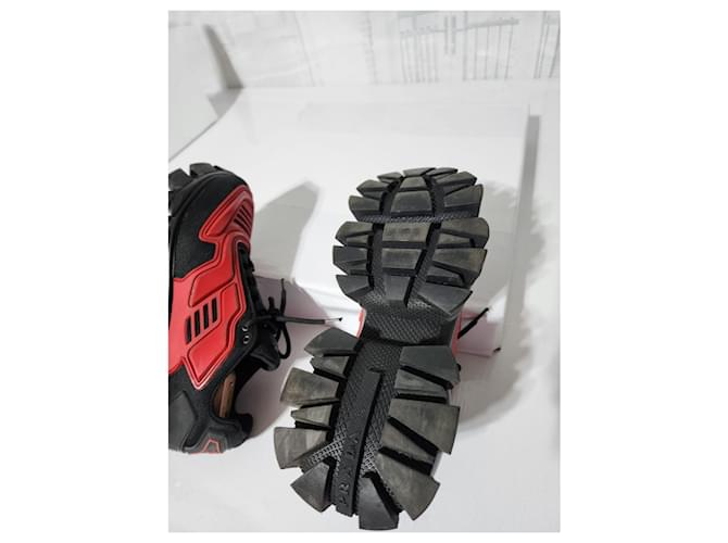 Sneakers Prada Cloudbust Thunder Rosso e Nero Taglia 41 - vista 3