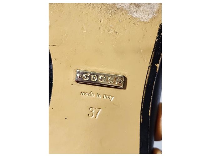 Gucci Peyton GG Sylvie Perlenbesetzter Loafer Schwarz Größe 37 - Ansicht 7