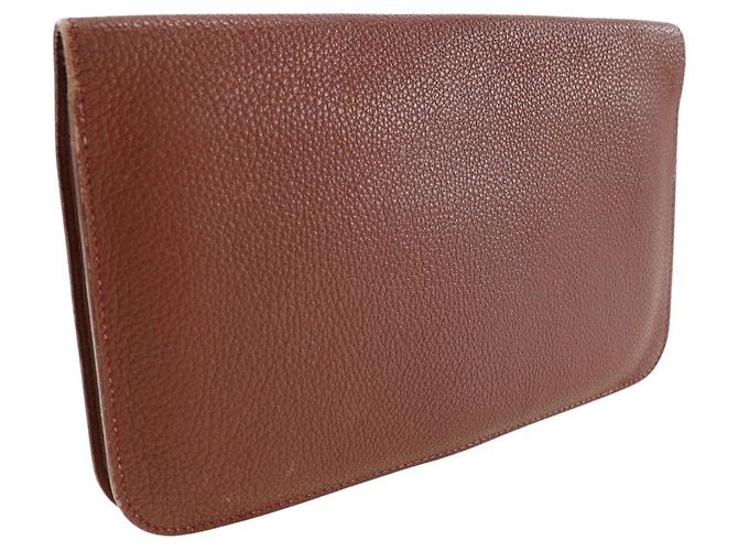 Hermès Cartera Dogon HERMES Roja - vista 2