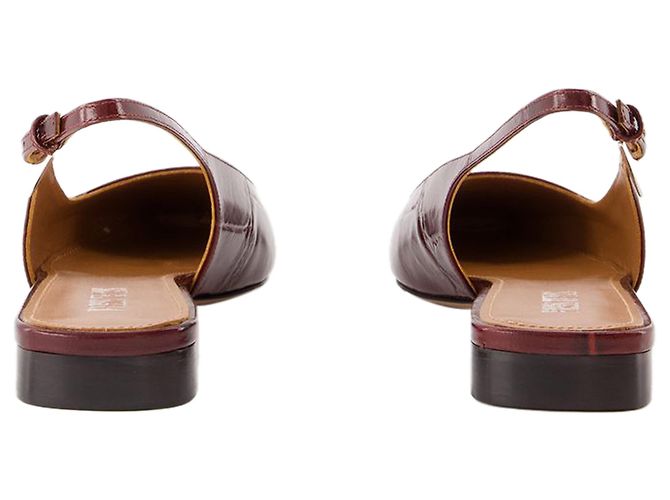 Bettina 10 Slingback - Paris Texas - Leder - Burgunder - Ansicht 3