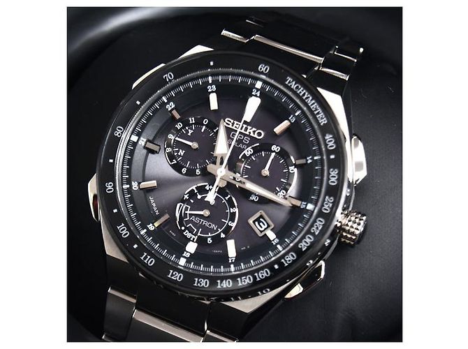 SEIKO Astron Executive Line Titan Uhr SBXB129 Schwarz - Ansicht 10