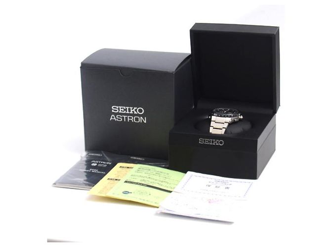 SEIKO Astron Executive Line Titan Uhr SBXB129 Schwarz - Ansicht 9