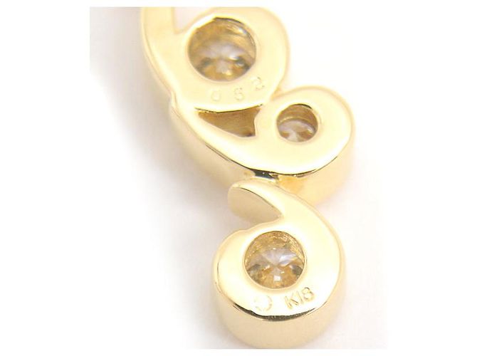 Autre Marque Monnickendam K18 3P Diamantanhänger Golden - Ansicht 4