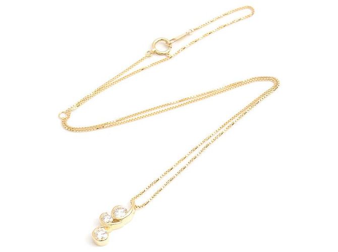 Autre Marque Monnickendam K18 3P Diamantanhänger Golden - Ansicht 7
