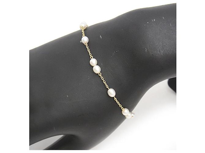Bracciale in perle d'acqua dolce K18 Tasaki - vue 5