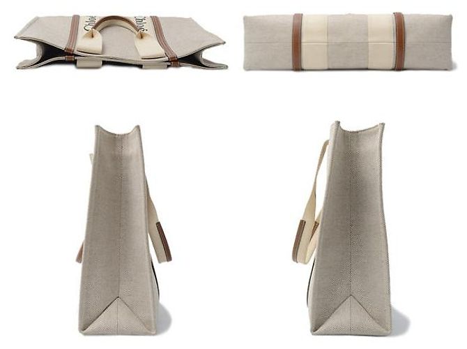 Chloé Bolso tote grande Woody de piel de ternera Chloe - vista 3