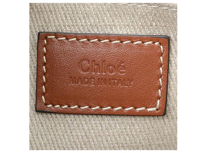 Chloé Bolso tote grande Woody de piel de ternera Chloe - vista 5