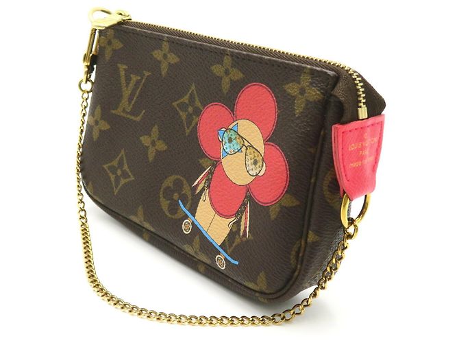 Pochette Accessoires Vivienne di Louis Vuitton Marrone - vista 4