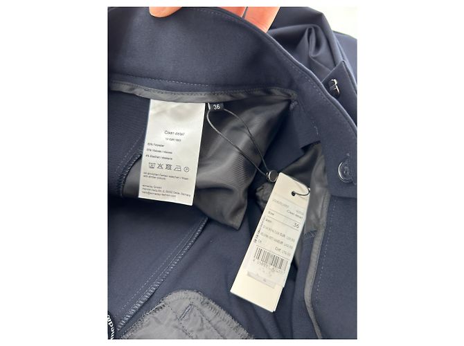 Autre Marque Someday Hose T.FR 36 Polyester Marineblau - Ansicht 4