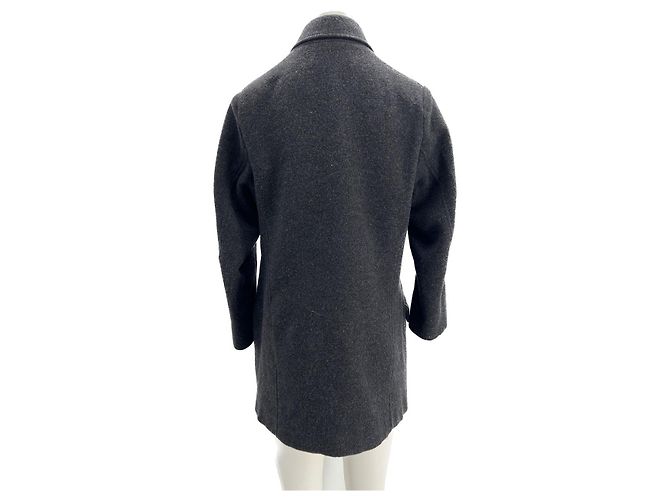 Cappotti Jil Sander T.International M Lana Grigio - vista 2