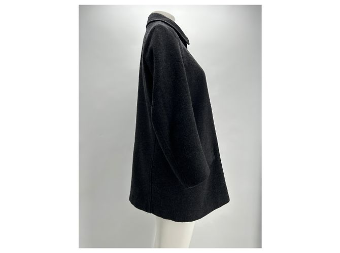 Cappotti Jil Sander T.International M Lana Grigio - vista 3