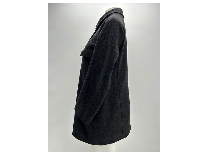 Cappotti Jil Sander T.International M Lana Grigio - vista 4