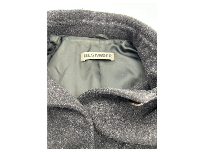 Cappotti Jil Sander T.International M Lana Grigio - vista 5