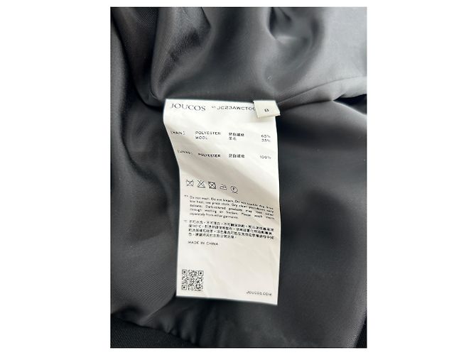Autre Marque Non Signé / Unsigned coats T.US 8 Polyester Black - view 6