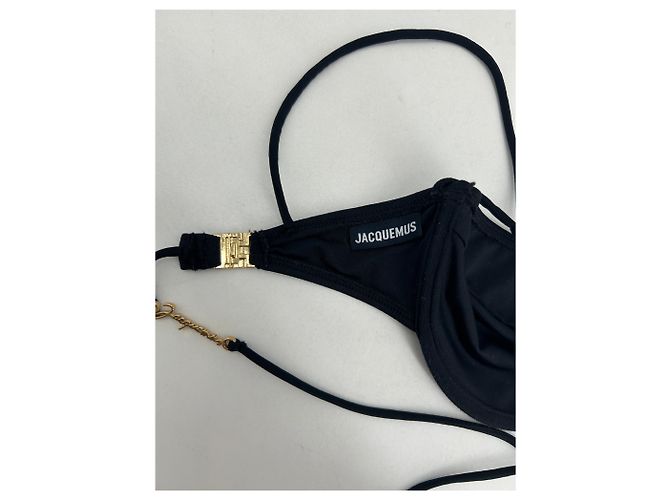 Jacquemus Badebekleidung T.International S Polyester Schwarz - Ansicht 4