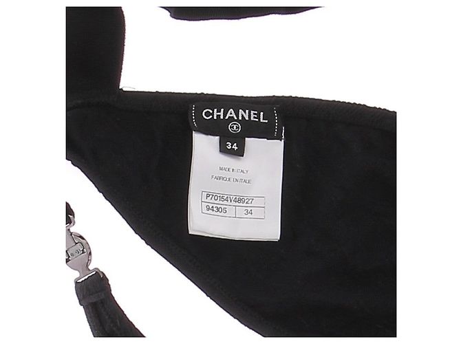 Lencería Chanel T. Poliéster Negro - vista 6