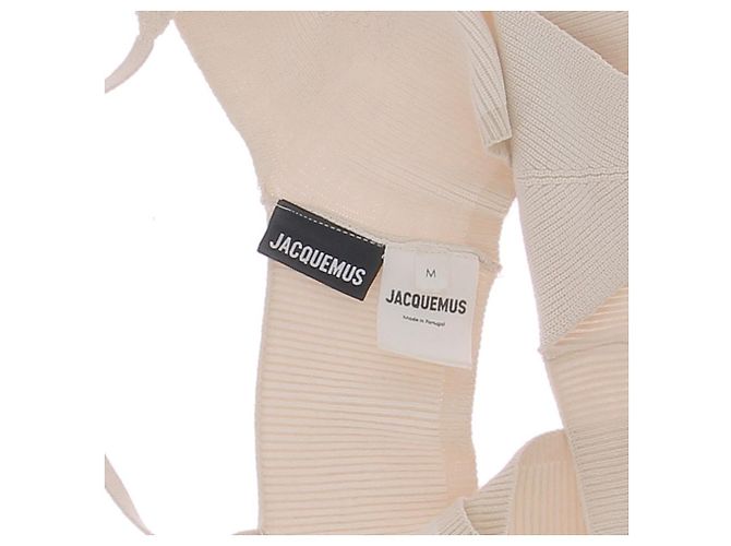 Jacquemus tops T.International M Viscosa Beige - vista 5