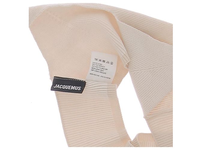 Jacquemus tops T.International M Viscosa Beige - vista 6