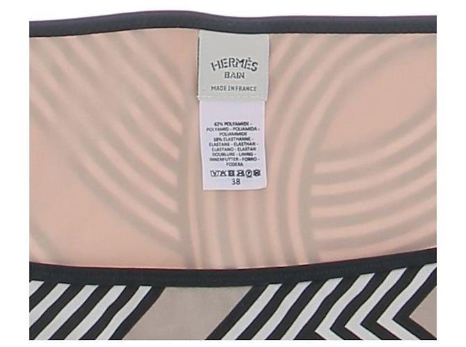 Hermès Badebekleidung T.FR 38 Polyester Beige - Ansicht 3
