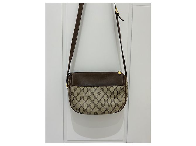 Ophidia Borsa Gucci Ophisia Marrone in Tela - vista 2
