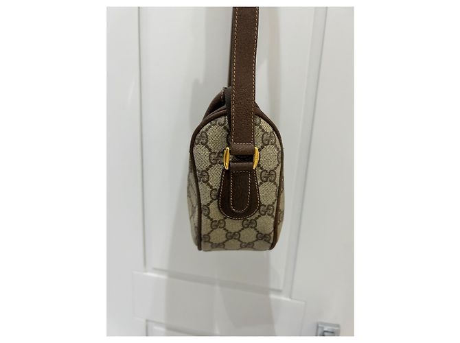 Ophidia Borsa Gucci Ophisia Marrone in Tela - vista 7