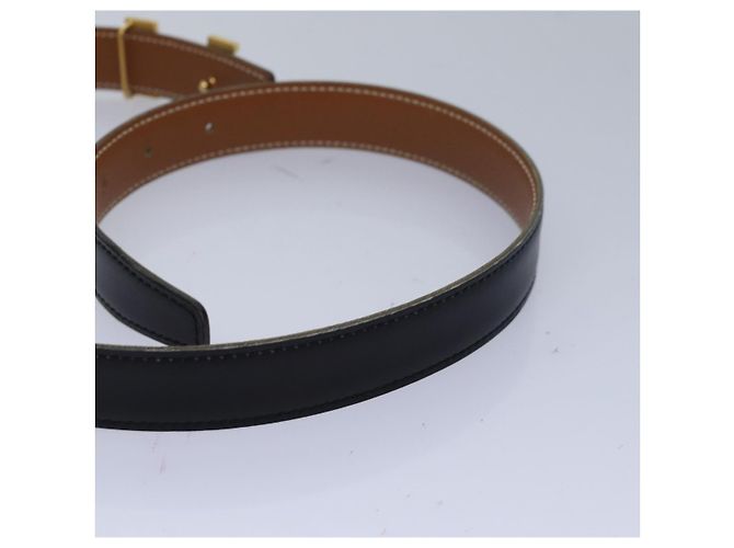 Hermès Cintura in pelle HERMES Constance 31,1" Nera Auth 81360 Nero - vista 5