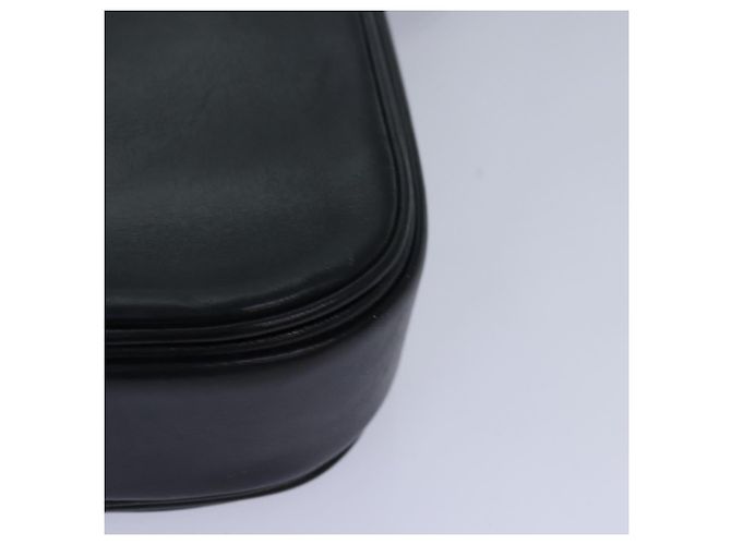 Céline Borsa a spalla CELINE in pelle nera Auth ar12071 Nero D'oro - vista 17