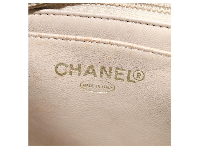 CHANEL Choco Bar Turn Lock Shoulder Bag Wool Multicolor CC Auth bs15780 Multiple colors - view 22