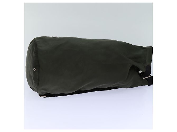 Borsa a Spalla PRADA Nylon Khaki Auth 82572 Cachi - vista 3