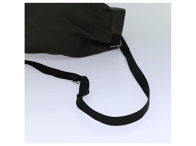 Borsa a Spalla PRADA Nylon Khaki Auth 82572 Cachi - vista 7
