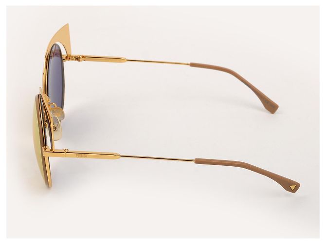 Gafas de sol FENDI Metal Amarillo - vista 3