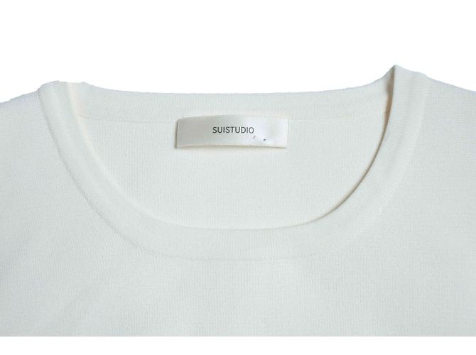 Autre Marque Suistudio, white Cooper bell sleeve top - view 6