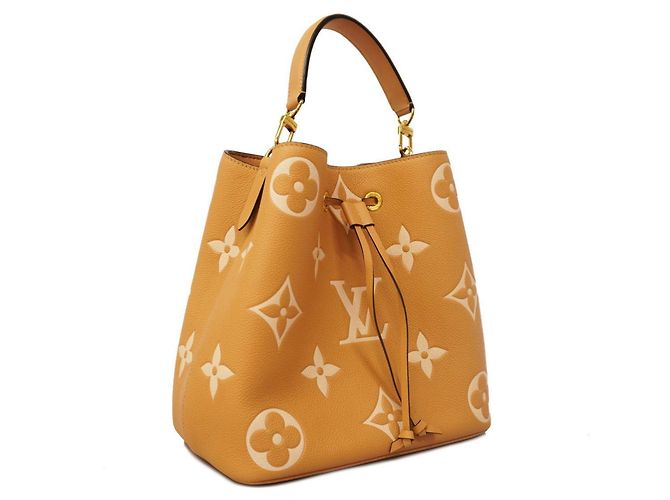 Néonoé Borsa Louis Vuitton Monogram Empreinte Bicolor NeoNoe MM Beige - vista 2