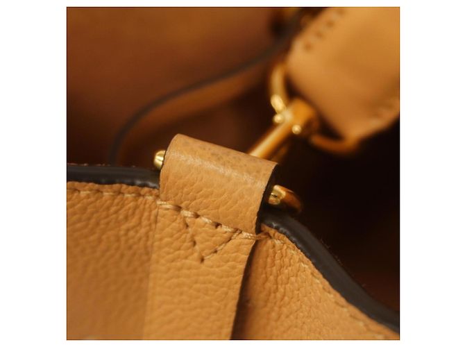 Néonoé Borsa Louis Vuitton Monogram Empreinte Bicolor NeoNoe MM Beige - vista 8