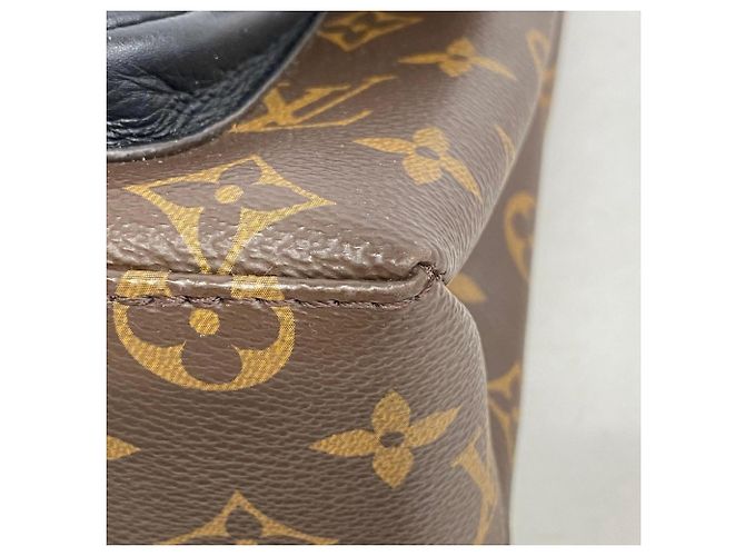 Borsa Louis Vuitton Monogram Marignan M44259 Marrone Nero - vista 6