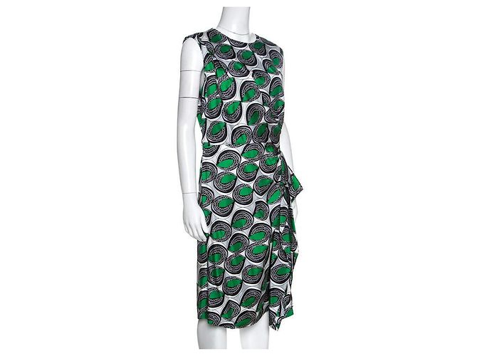 Diane Von Furstenberg Vestido Talba de seda DvF con efecto envolvente Multicolor - vista 3