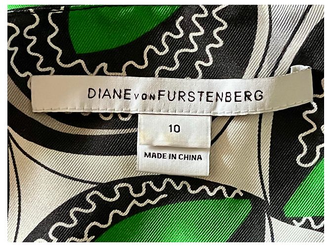 Diane Von Furstenberg Vestido Talba de seda DvF con efecto envolvente Multicolor - vista 4
