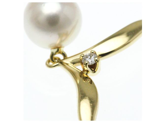 Collana pendente in perle e diamanti Mikimoto - vista 7