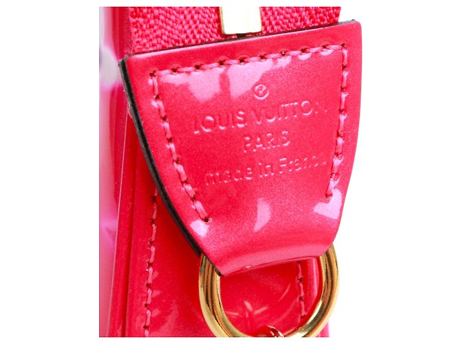 LOUIS VUITTON - Limitierte Mini Louis Vuitton Accessoire Tasche aus rosa Lackleder Pink - Ansicht 6