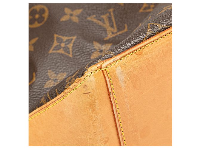 Borsa tote Cabas Mezzo in monogramma Louis Vuitton marrone - vista 10