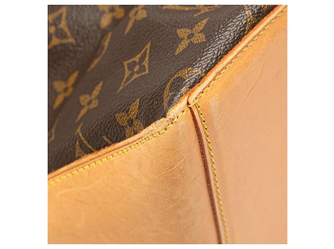 Borsa tote Cabas Mezzo in monogramma Louis Vuitton marrone - vista 12