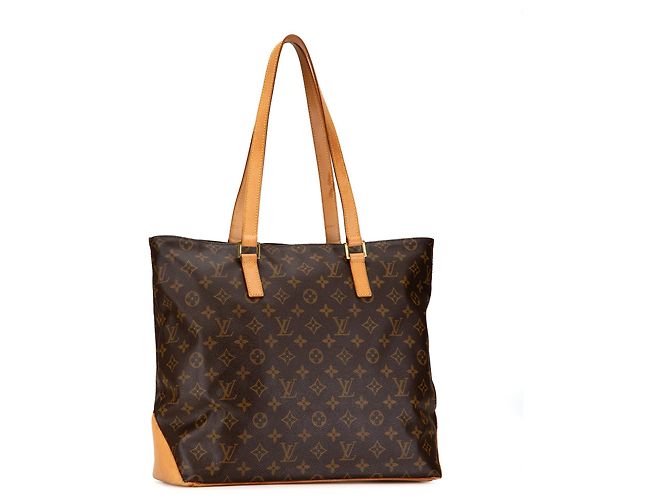 Borsa tote Cabas Mezzo in monogramma Louis Vuitton marrone - vista 2
